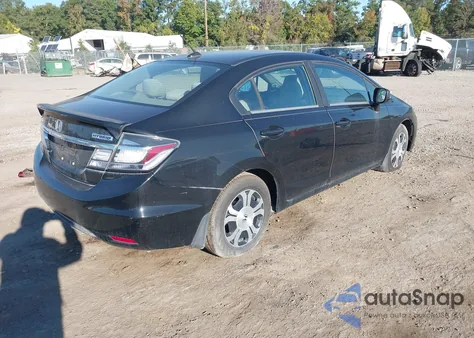 2013 Honda Civic Hybrid из США, поврежденный, VIN 19XFB4F23DE203191